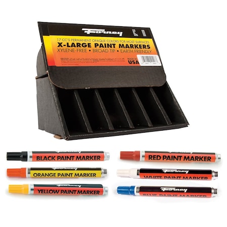 Forney X-Large Paint Marker Assortment 70827